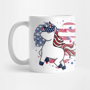 Star-Spangled Magic Patriotic Unicorn Mug